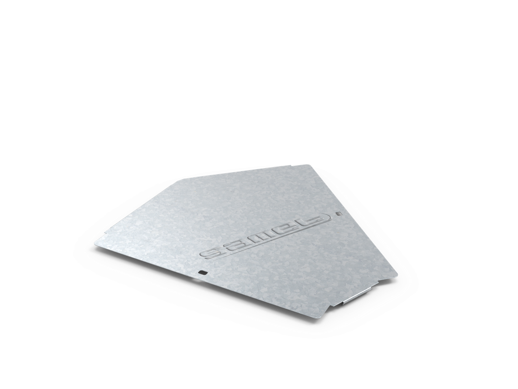 TAPA P/CURVA PLANA SMARTTRAY DE 450mm A 45º #20