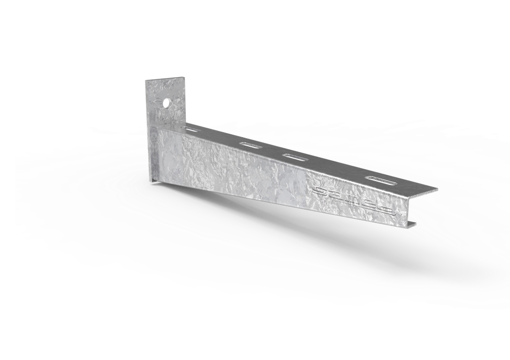 SOPORTE MENSULA REFORZADO DE 330mm GALVANIZADO