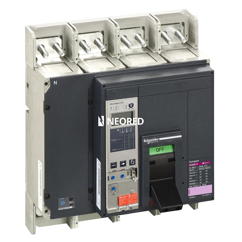 NS800 H 4P FIJO F.A. MICROLOGIC 2.0E