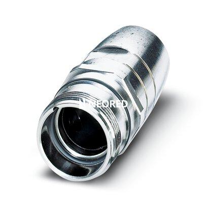 Carcasa aérea para conector enchufable de acoplamiento, recto, Bloqueo por tornillo, M23, apantallado: no