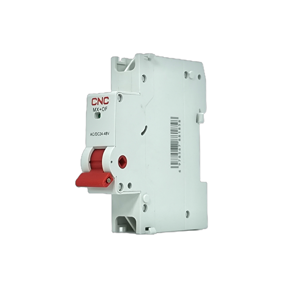 Relé de Derivación + Contacto Auxiliar "MX+OF" 24-48VCA/VCC para YCB9-63