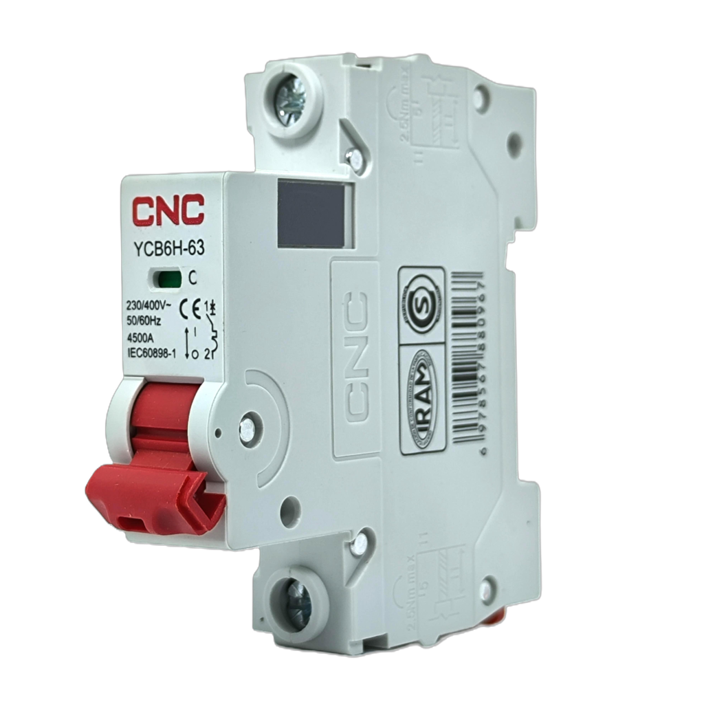 Térmica 1x6A 4,5Ka 230/400V 50/60Hz Curva=C