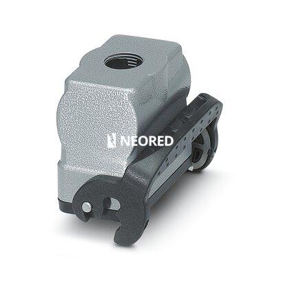 Carcasa de acoplamiento HEAVYCON, con bloqueo longitudinal, altura 77,5 mm, con rosca 1x M20