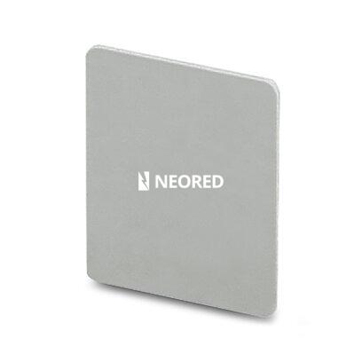 Placa separadora, longitud: 14 mm, anchura: 0,5 mm, altura: 16 mm, color: gris