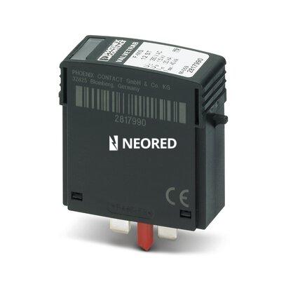 Protección enchufable contra sobretensiones tipo 2, con descargador de arco de corriente suma N-PE, para elemento de base.