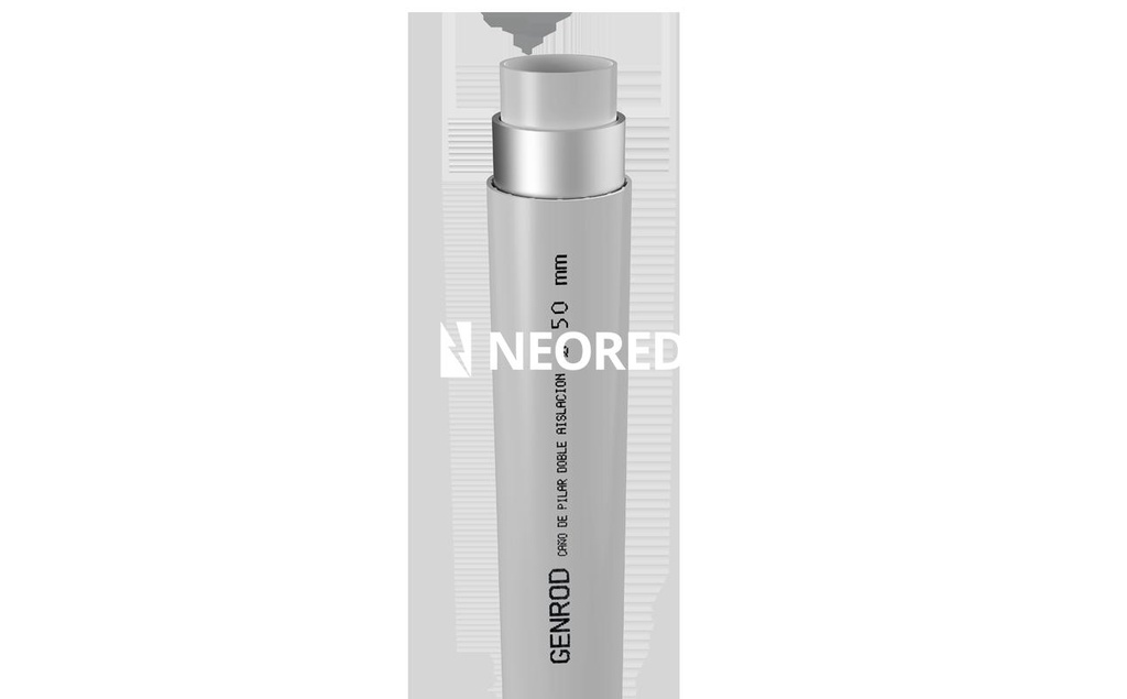 Caño de bajada pilar EDENOR aislado / d=50mm h=3mts