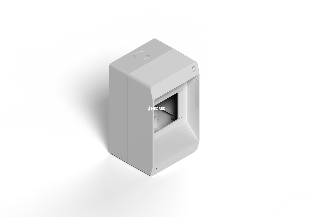 Caja térmica exterior 2 Bip. Gris Sin tapa