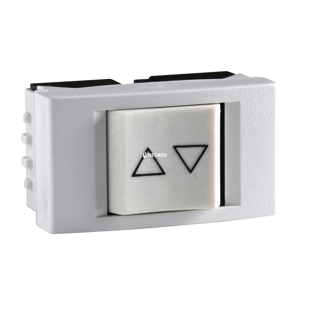 Interruptor p/coMando de Cortinas 10A 250V Blanco Roda/Class