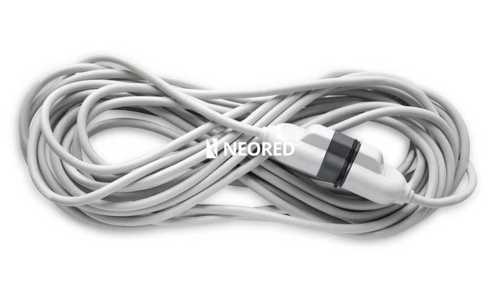 Prolongador 5m. blanco 