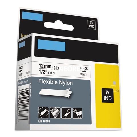 Etiqueta p-impres  12x 3,5mm nylon BLA le-NEG