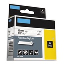 Etiqueta p-impres  12x 3,5mm nylon BLA le-NEG
