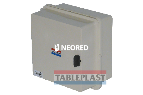 GABINETE CON CHASIS METÁLICO COLOR BEIGE - IP65 IK10 DE 244X230X141MM