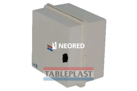 GABINETE CON CHASIS METÁLICO COLOR BEIGE - IP65 IK10 DE 298X285X183MM