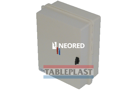 GABINETE CON CHASIS METÁLICO COLOR BEIGE - IP65 IK10 DE 302X366X154MM