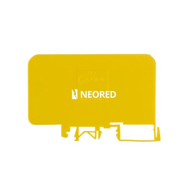 Separador 91x57mm. espesor de 2,5mm. color amarillo. SE2