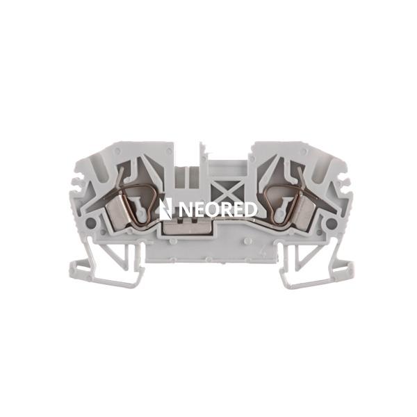 Borne de paso a resorte para conductor de 2,5mm² BKF-2,5