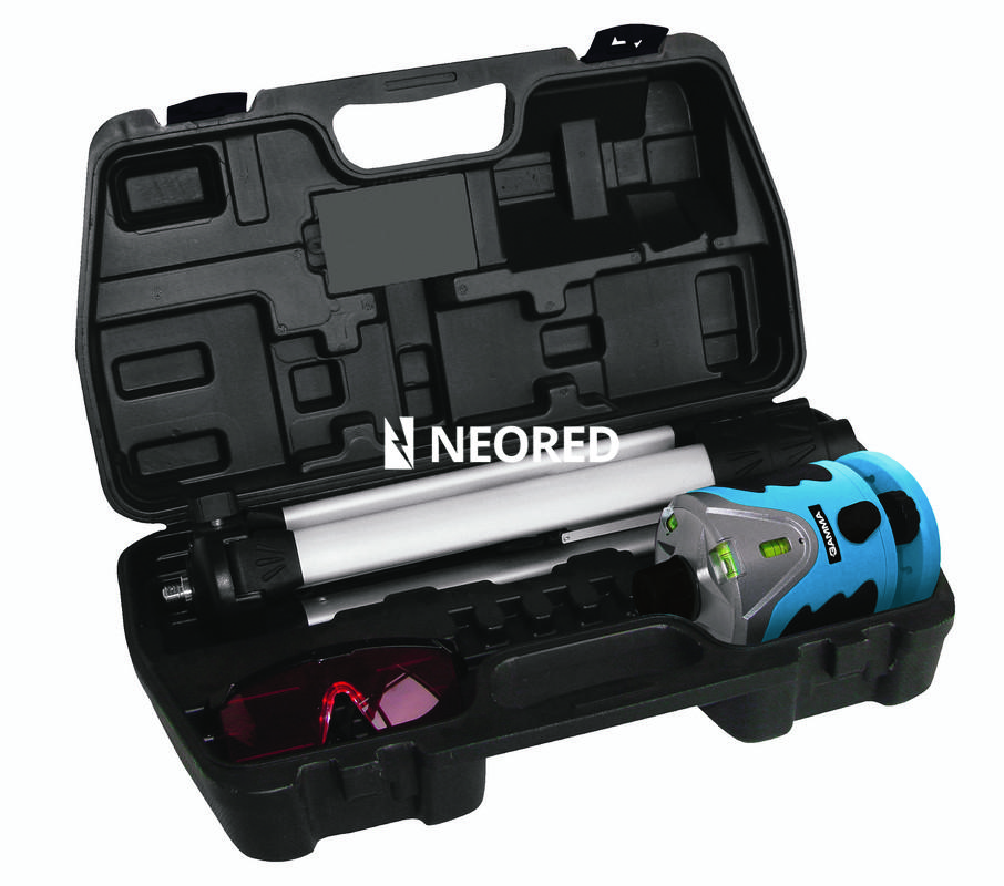 Nivel laser rotativo en estuche | tripode de apoyo | Lentes protector 