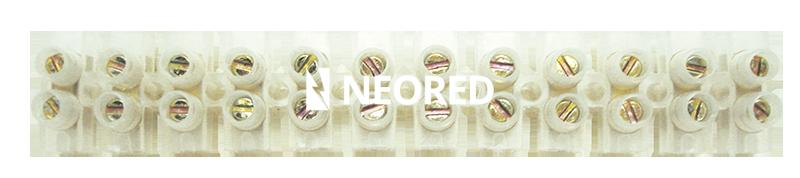 BORNERAS DE UNION SIMPLE TBCIN 2.5MM 3A BLANCA