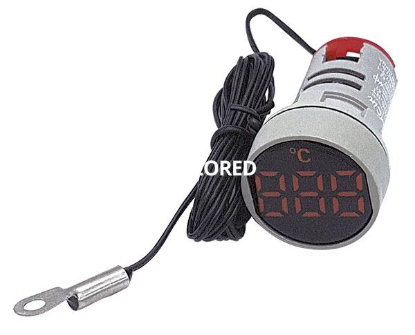 MEDIDOR DE TEMPERATURA DIGITAL TBCIN 22MM COLOR ROJO