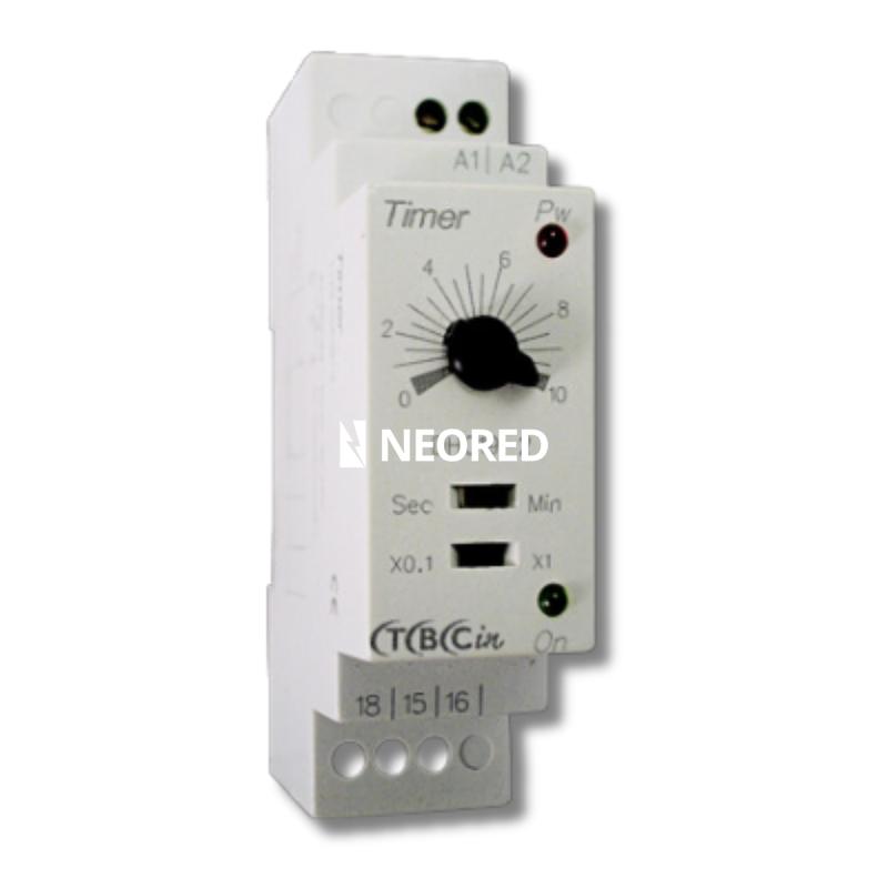 TEMPORIZADOR ELECTRONICO TBCIN PARA RIEL DIN