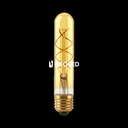 Lampara tipo tubo filamento golden 2w ambar Macroled calido