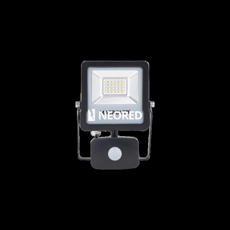 REFLECTOR LED CON SENSOR DE MOVIMIENTO MACROLED 20W AC100-240V CALIDO 3000K