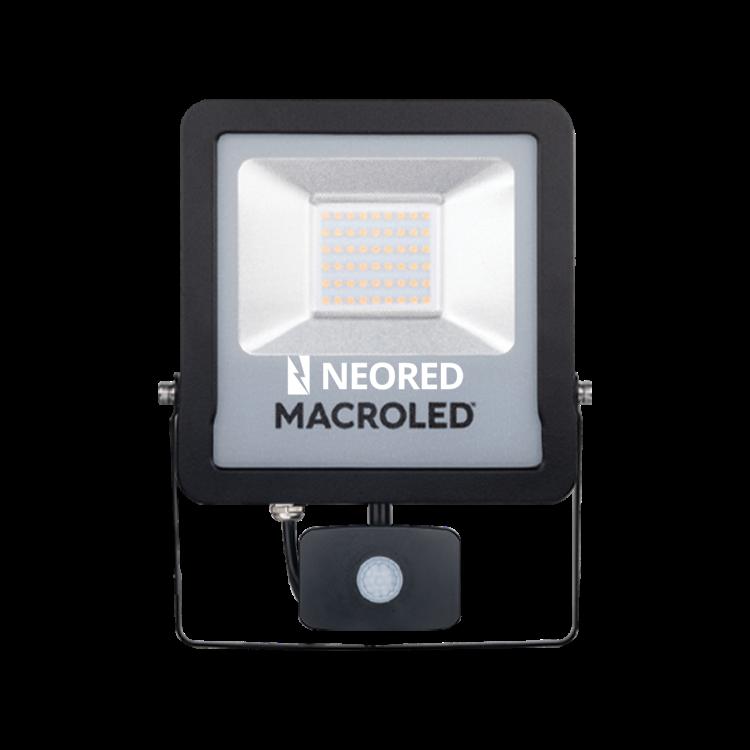 Reflector Linea PRO 50w con sensor de movimiento Macroled frio