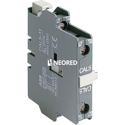 Contacto auxiliar lateral 1NA+1NC para contactores AX y UA...RA
