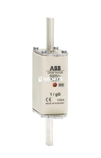 Fusible tipo gG 80A 500V tamaño 1