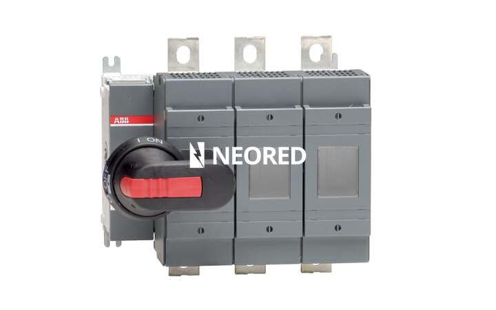 Seccionador portafusibles bajo carga rotativo In=250A - 3 polos