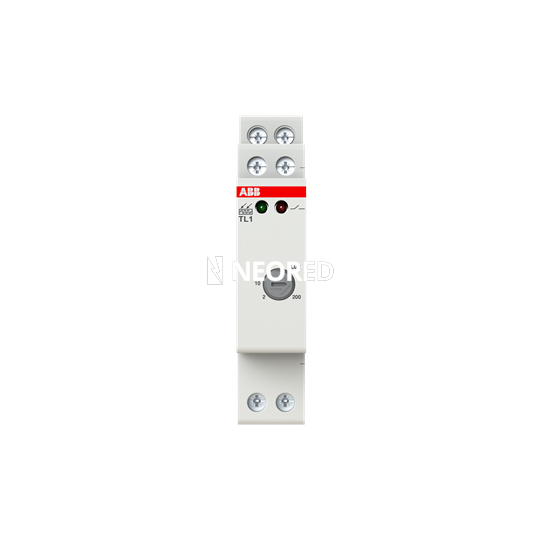 Interruptor crepuscular - Salida 1INV 1000W - Alim 110-230V - Fijacion Riel DIN ( incluye fotocelula TLs) 