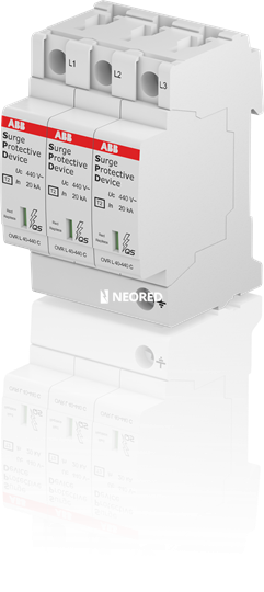 Descargador Tipo 2 - 20kA Trifasico sin Neutro Uf=275V Enchufable