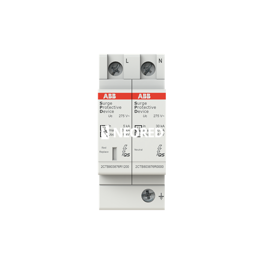 Descargador Tipo 2+3 - 20kA Monofasico Uf=275V Enchufable