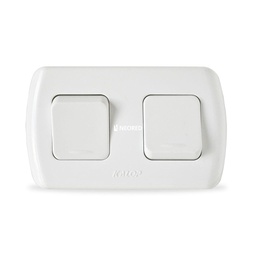 [KALKS39651] Tekna 2 interruptores Color: Blanco