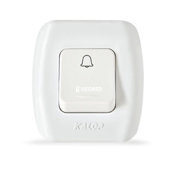 [KALKS39658] Tekna 1 interruptor de superficie combinación Color: Blanco