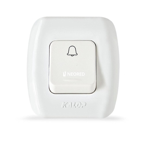 [KALKS39658] Tekna 1 interruptor de superficie combinación Color: Blanco