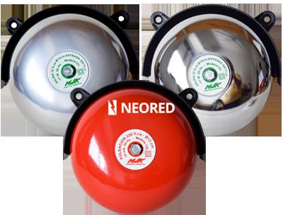 [MJK151] CAMPANA DE ALARMA ø 15 cm 220/12 volts CA Con TRF incluido