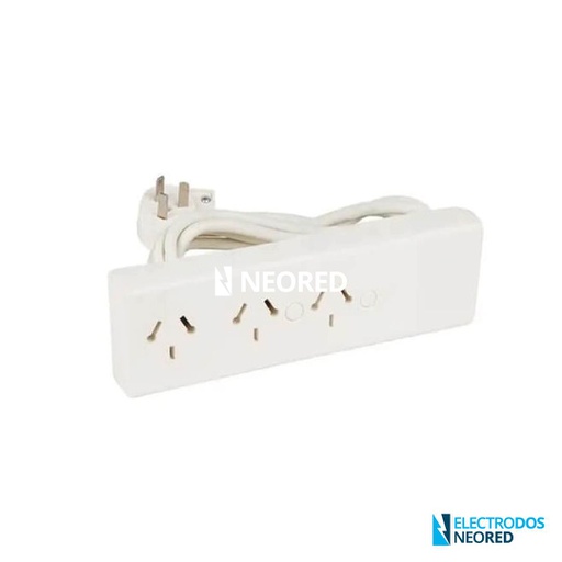 [RIC138.522.61.05] Prolongador múltiple10A int. térmico 2,5 m MA