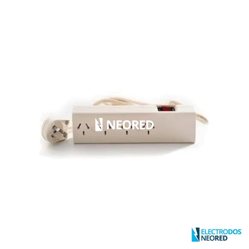 [RIC138.562.61.05] Prolongador 4 tomas comb. int. térmico 2,5 mt. MA