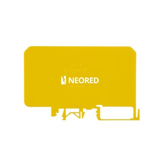 [ZOL096.016] Separador 97x63mm. espesor de 1mm. color amarillo. SE2-D