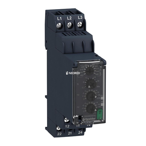 [SCHRM22TG20] Relé De Control Trifásico 183-528VCA - 2NA