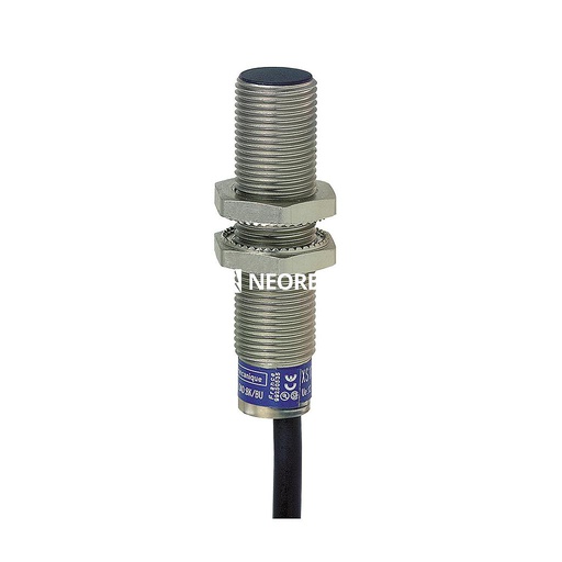 [SCHXS612B1PAL2] Dis-Sensor Inductivo Metal M12, empotrable, Alc 4mm, PNP 1NA, 12/48VDC, Cable 2m