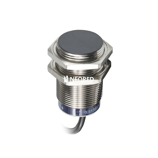 [SCHXS630B1MBL2] Dis-Sensor Inductivo Metal M30, empotrable, Alc 15mm, 2 hilos 1NC, 24/240VAC/DC, Cable 2m