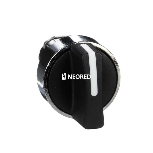 [SCHZB4BD5] XB4 - Cabezal selectora 3 posiciones con retorno, metálica, Maneta corta