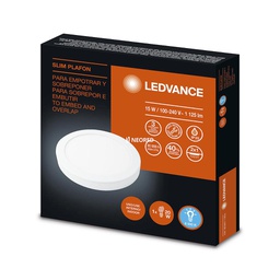 [LED7014216] LEDVANCE SLIM PLAFON REDONDO 15W/865   G2