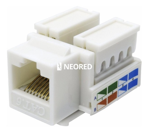 [PIN009604] JACK RJ45 CAT5 KEYSTONE