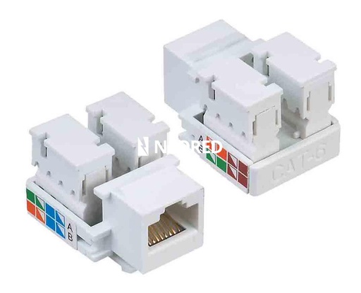 [PIN009605] JACK RJ45 CAT6 KEYSTONE BLANCO