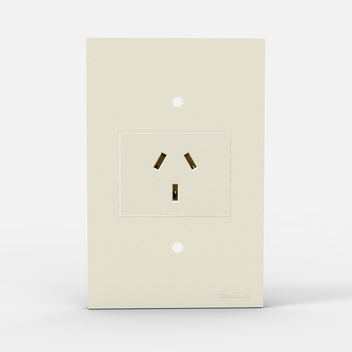 [CAM4125] TAPA STD. p/módulo universal doble - Siglo XXI