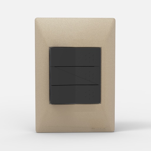 [CAM4603] TAPA 3 MODULOS SIGLO XXII CHAMPAGNE