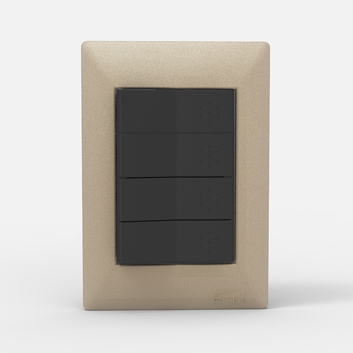 [CAM4604] TAPA 4 MODULOS SIGLO XXII CHAMPAGNE